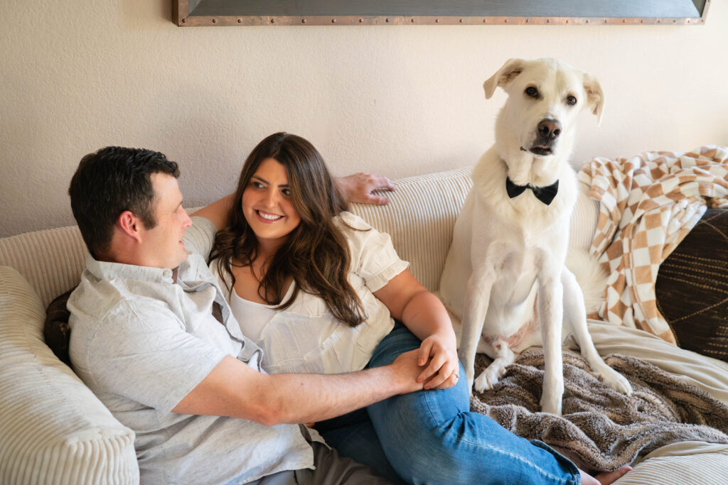 dog friendly engagement photographer San Diego