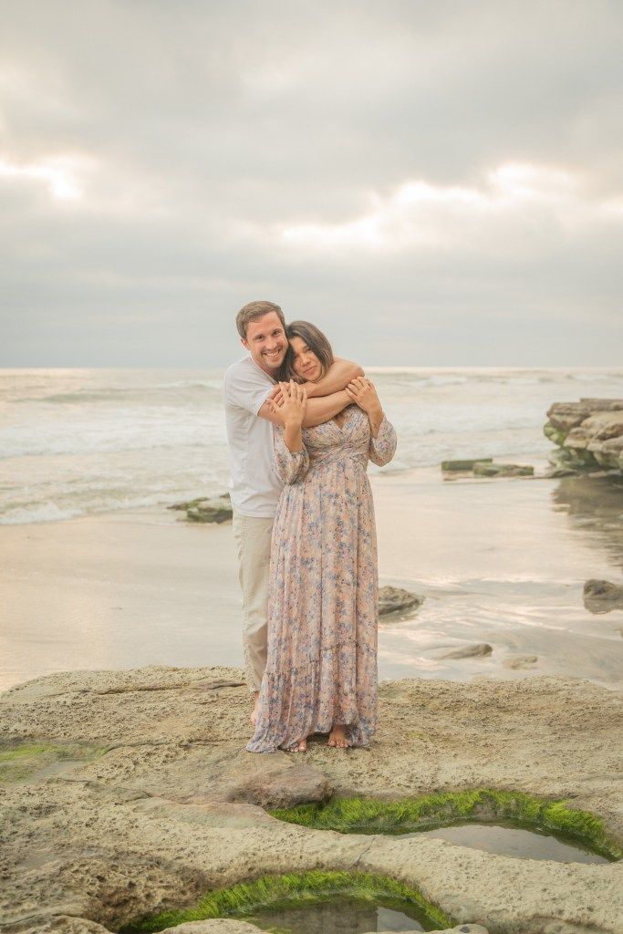 Couple at Del Mar Dog Beach